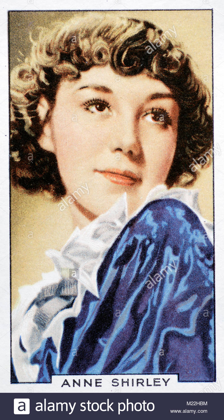 Die amerikanische Schauspielerin Anne Shirley, 1918 - 1993 Stockfoto