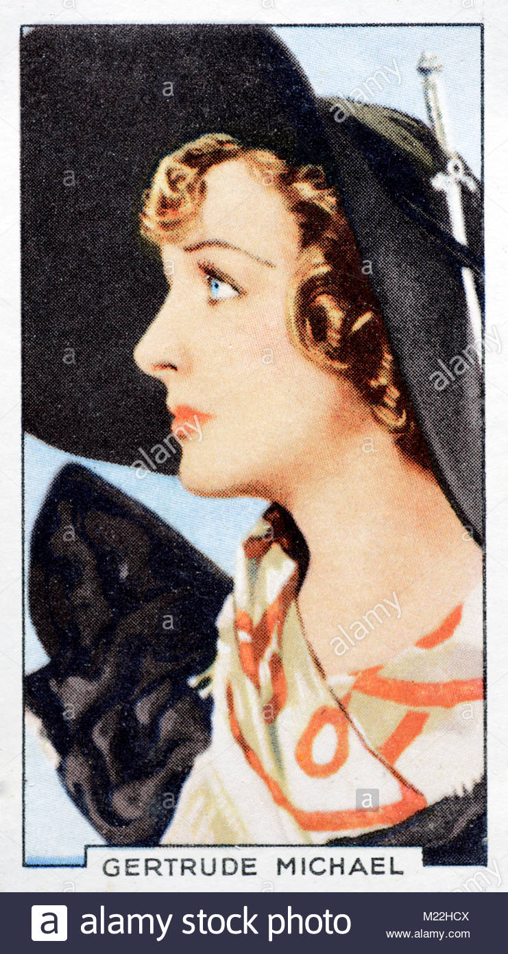 Die amerikanische Schauspielerin Gertrude Michael 1911 - 1964 Stockfoto