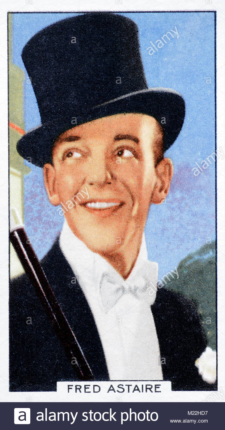 Amerikanische Schauspieler, Tänzer und Sänger Fred Astaire 1899 - 1987 Stockfoto