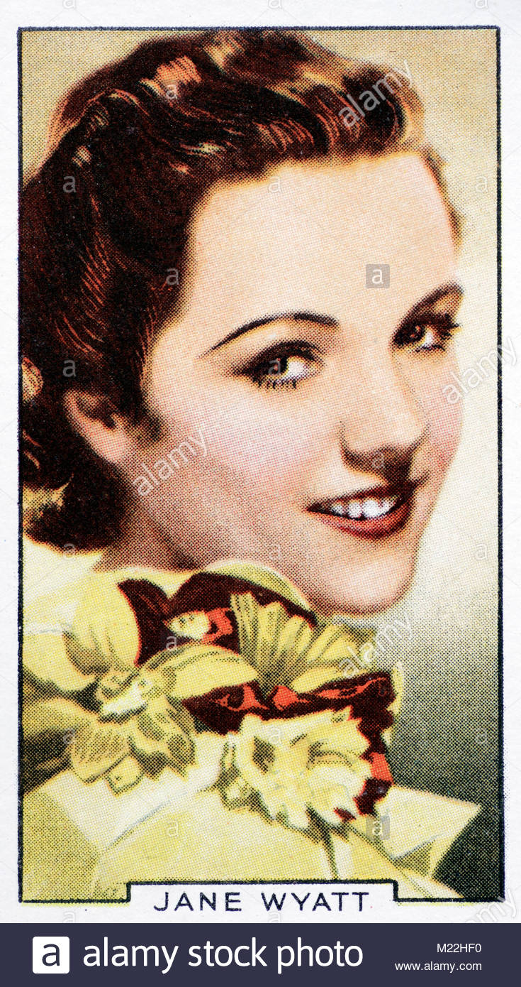 Die amerikanische Schauspielerin Jane Wyatt, 1910 - 2006 Stockfoto