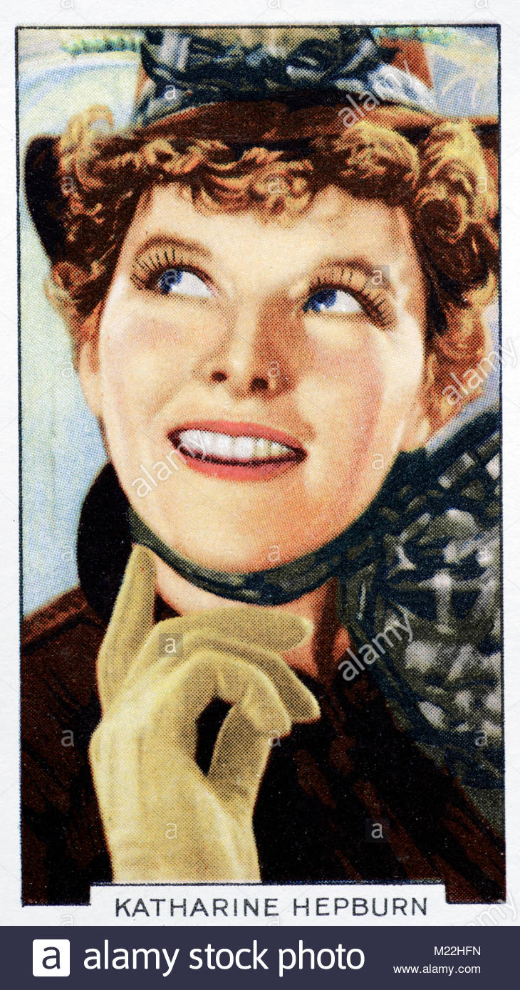 Die amerikanische Schauspielerin Katharine Hepburn 1907 - 2003 Stockfoto