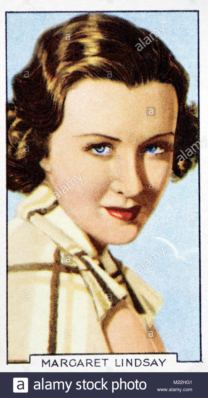 Die amerikanische Schauspielerin Margaret Lindsay, 1910 - 1981 Stockfoto