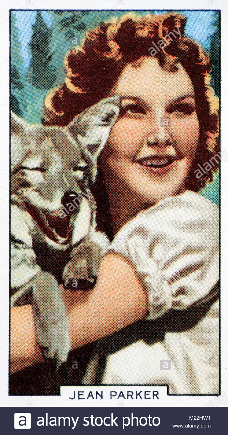 Die amerikanische Schauspielerin Jean Parker 1915 - 2005 Stockfoto