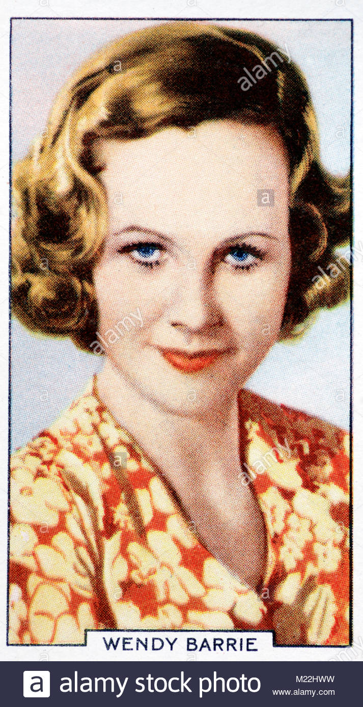 Britisch-amerikanische Schauspielerin Wendy Barrie 1912 - 1978 Stockfoto