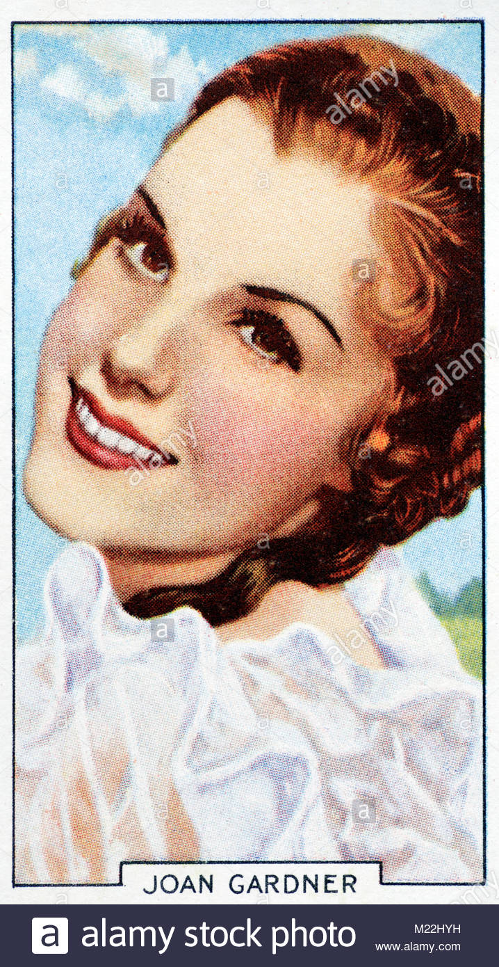 Britische Schauspielerin Joan Gardner 1914 - 1999 Stockfoto