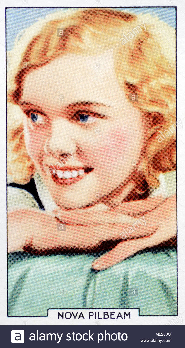 Britische Schauspielerin Nova Pilbeam 1919 - 2015 Stockfoto