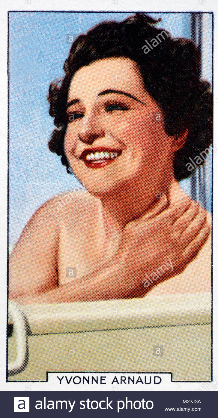 Die französische Schauspielerin Yvonne Arnaud 1890 - 1958 Stockfoto