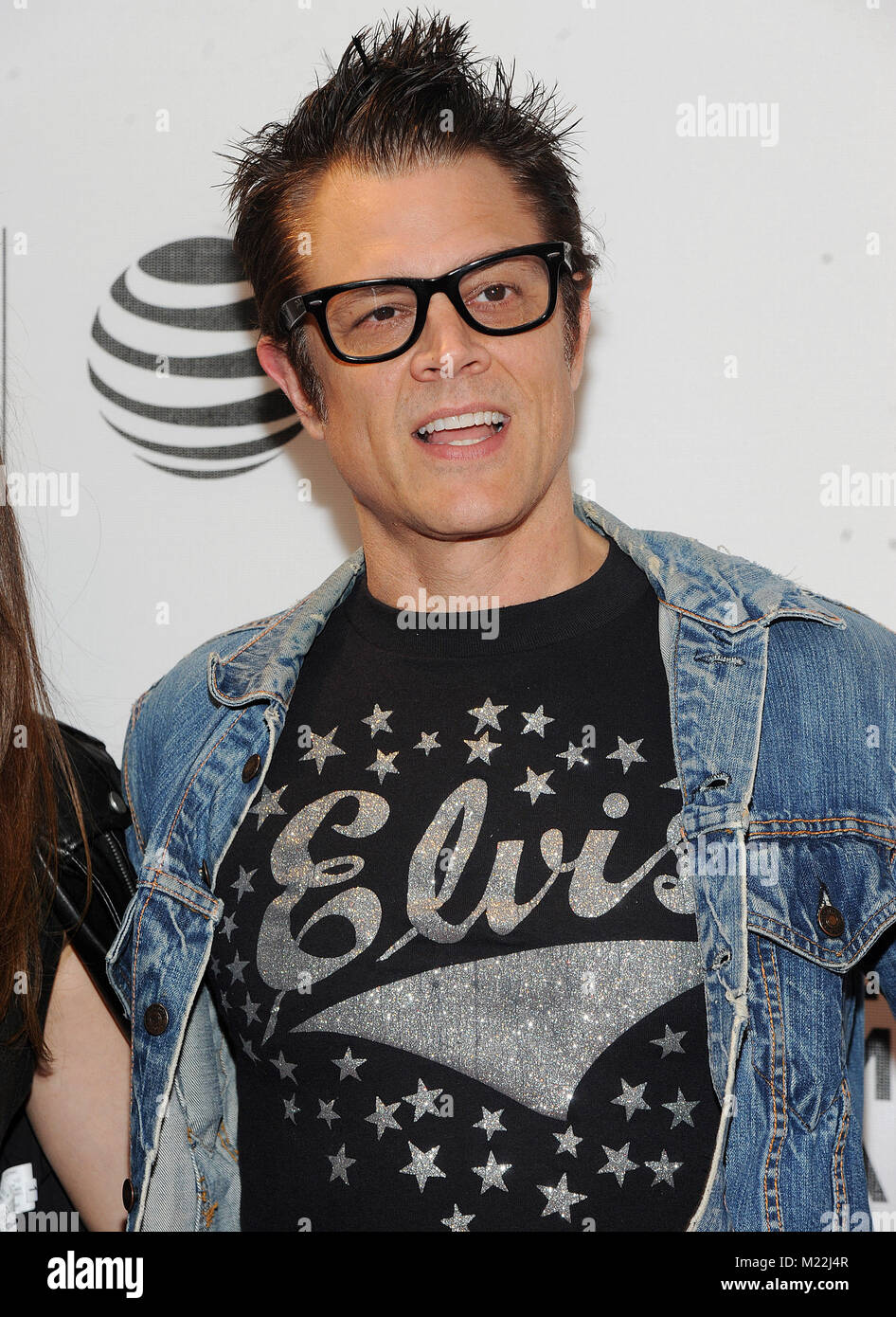 NEW YORK, NY - 18. April: Johnny Knoxville besucht 'Elvis & Nixon" Premiere - 2016 Tribeca Film Festival bei John zuccotti Theater am BMCC Tribeca Performing Arts Center am 18. April 2016 in New York City. Personen: Johnny Knoxville Stockfoto