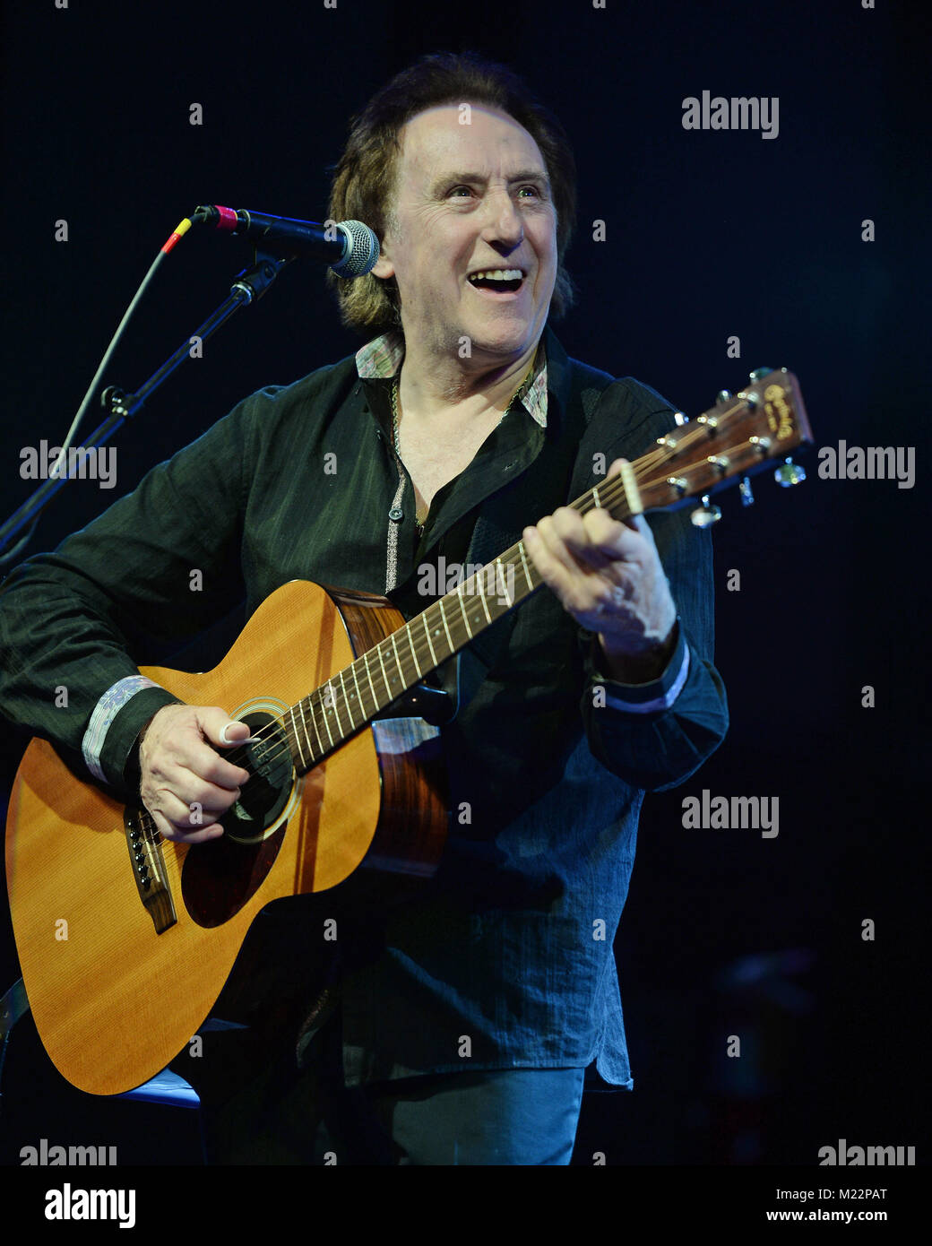 FORT LAUDERDALE, FL - März 14: Denny Laine führt an der Kultur Zimmer am 14. März in Fort Lauderdale, Florida, 2016. Personen: Denny Laine Stockfoto