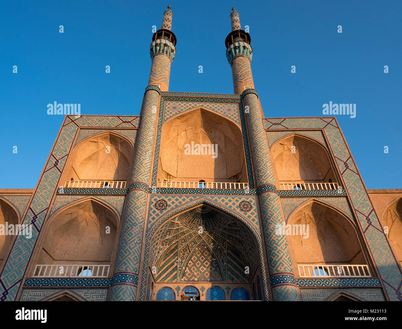 Die Amir Chakhmaq Komplex in Yazd, Provinz Yazd, Iran Stockfoto