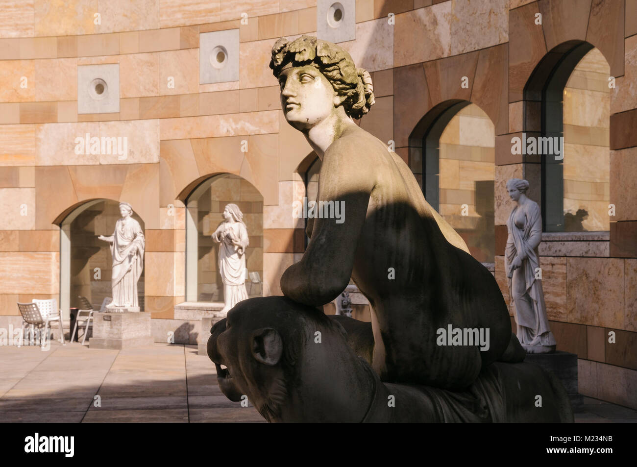 Staatsgalerie, Stuttgart, Baden-Württemberg, Deutschland, Europa Stockfoto