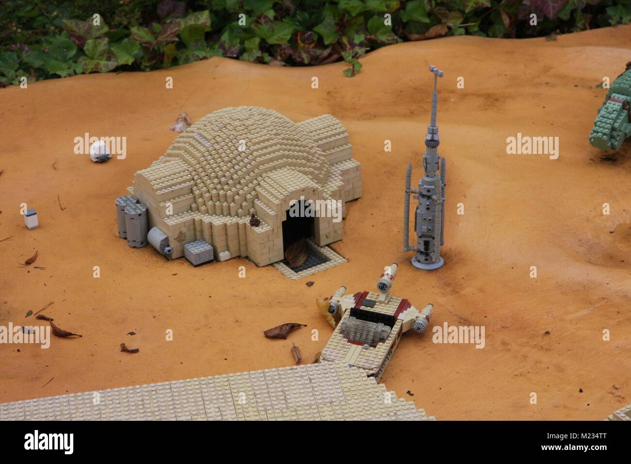 Lego Planeten Tatooine - LEGOLAND Billund, Dänemark Stockfoto