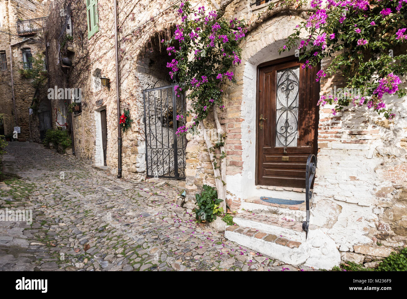 Bussana Vecchia, Ligurien, Italien, Europa Stockfoto