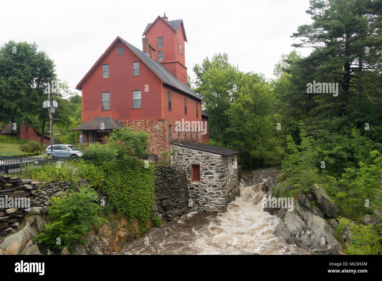 Snowflake Bentley Ausstellung am Jericho historische Gesellschaft VT Stockfoto