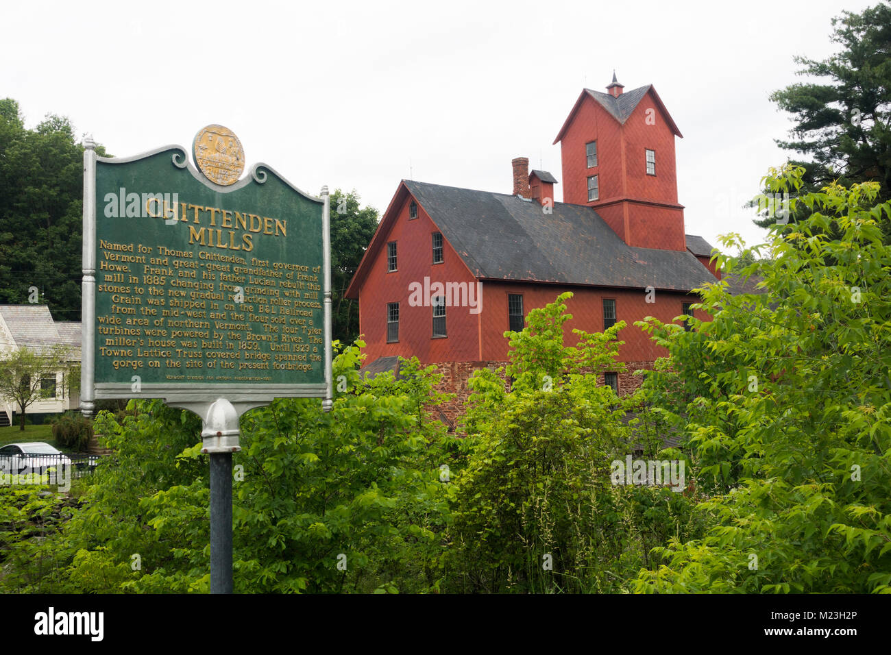 Snowflake Bentley Ausstellung am Jericho historische Gesellschaft VT Stockfoto