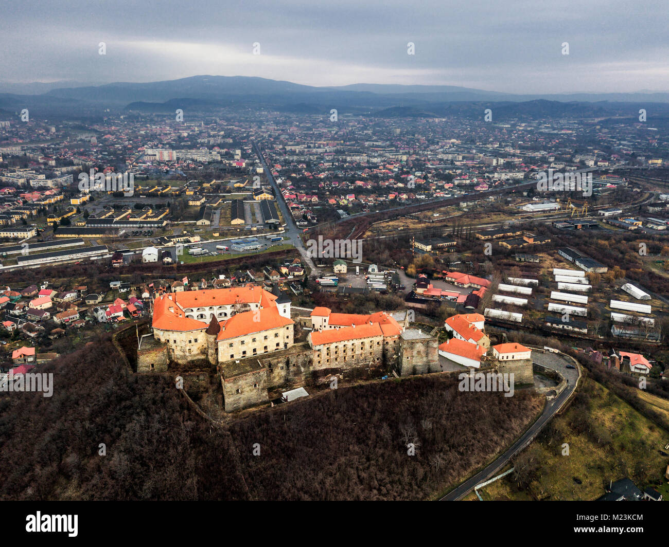 Palanok Schloss in Mukatschewo, Ukraine Stockfoto