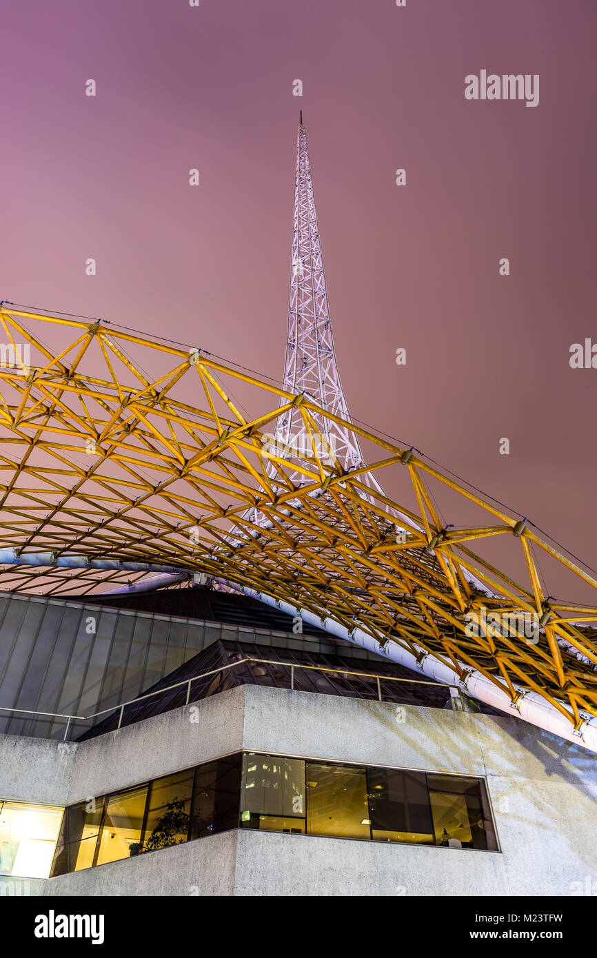 Das Arts Center spire in Melbourne, Australien Stockfoto