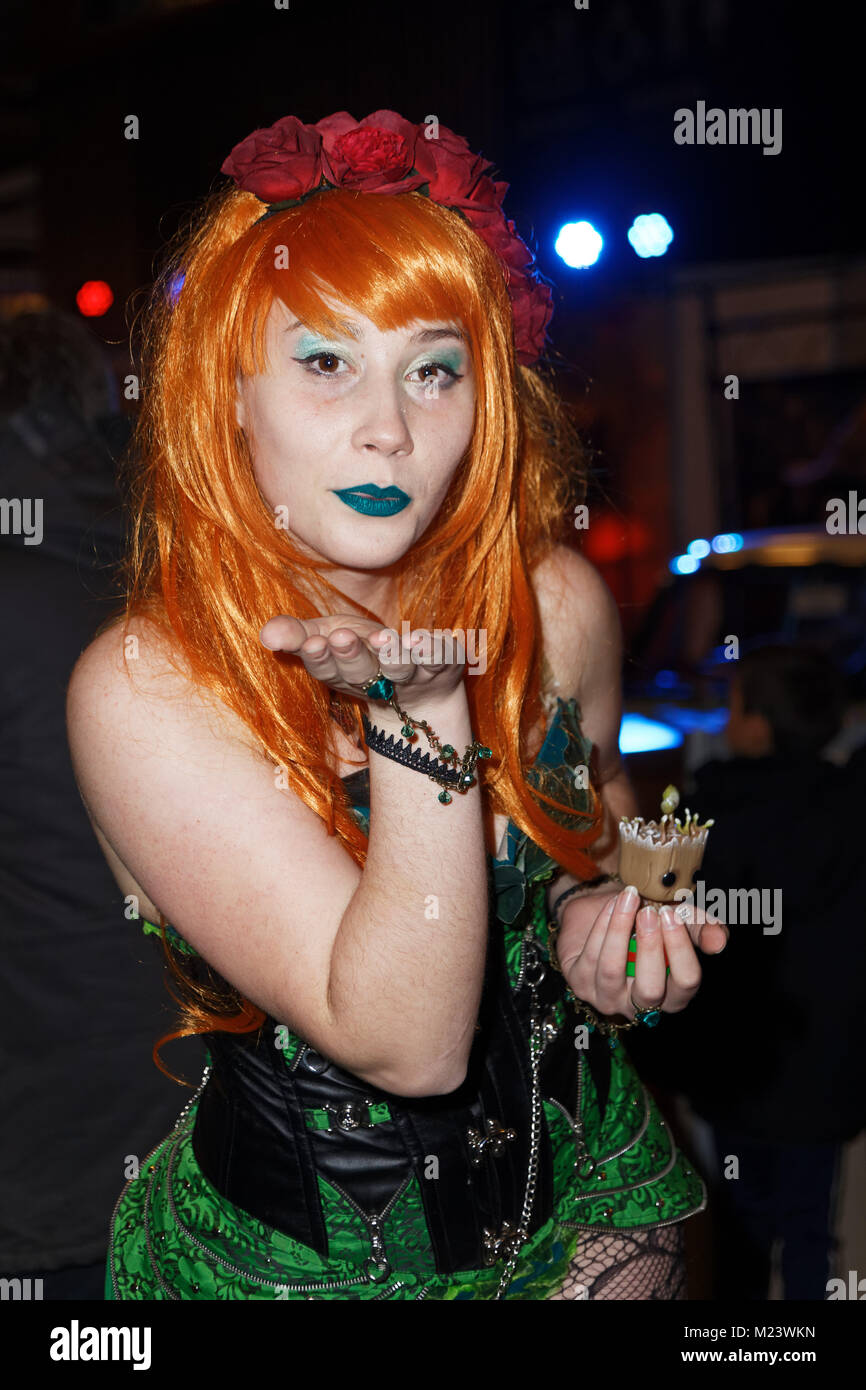 Paris, Frankreich, 3. Feb 2018. Cosplayer während der 25. Ausgabe von Paris Manga & Sci-Fi-Show am 3. Februar 2018 in Paris, Frankreich. Quelle: Bernard Menigault/Alamy leben Nachrichten Stockfoto