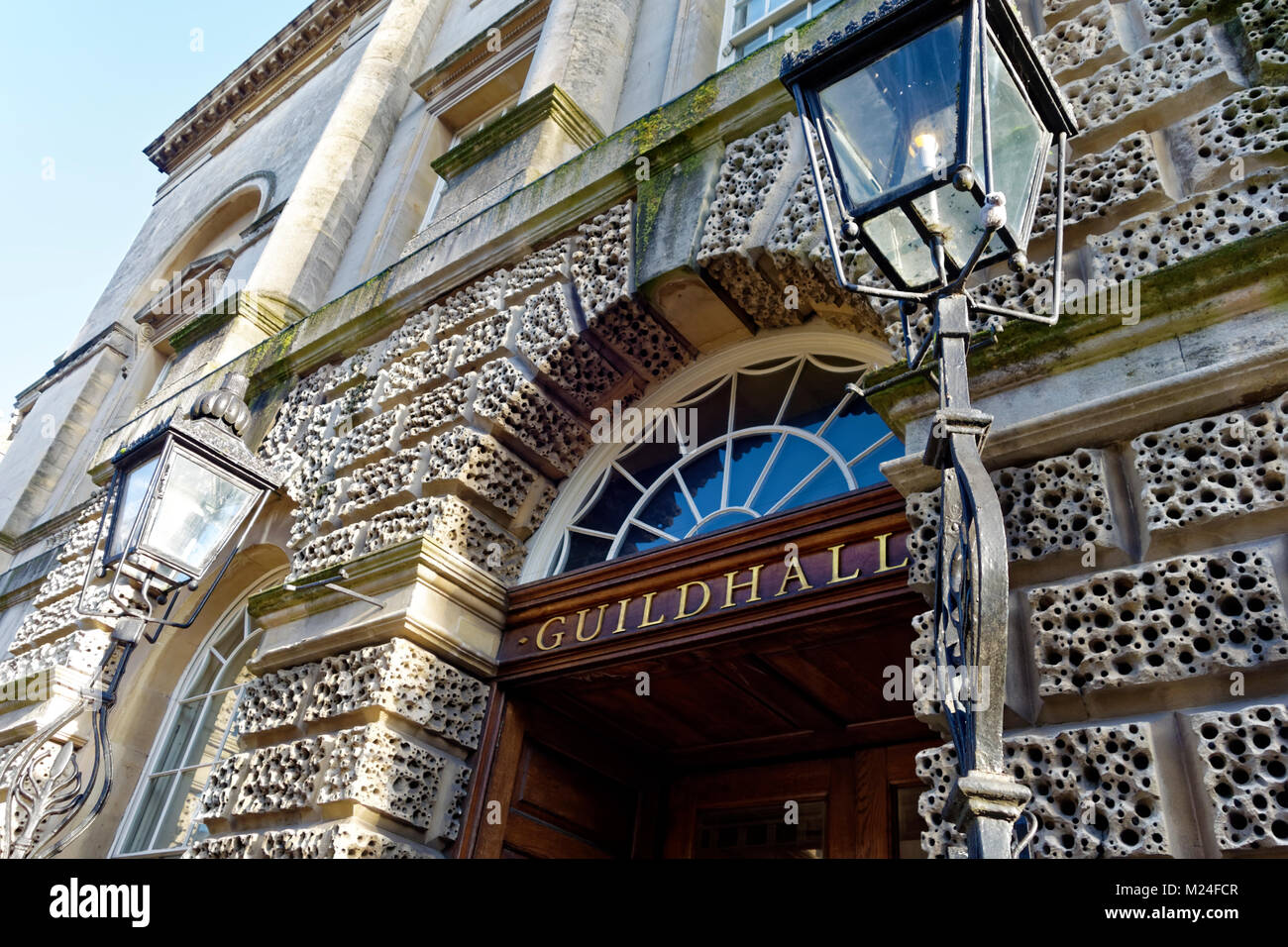 Die Guildhall in der High Street, Bath, Somerset, Vereinigtes Königreich Stockfoto