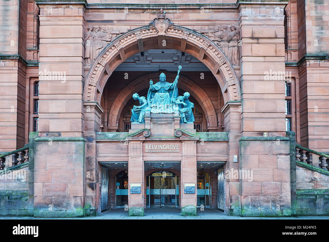 Glasgow Kelvingrove Art Gallery und Museum Stockfoto