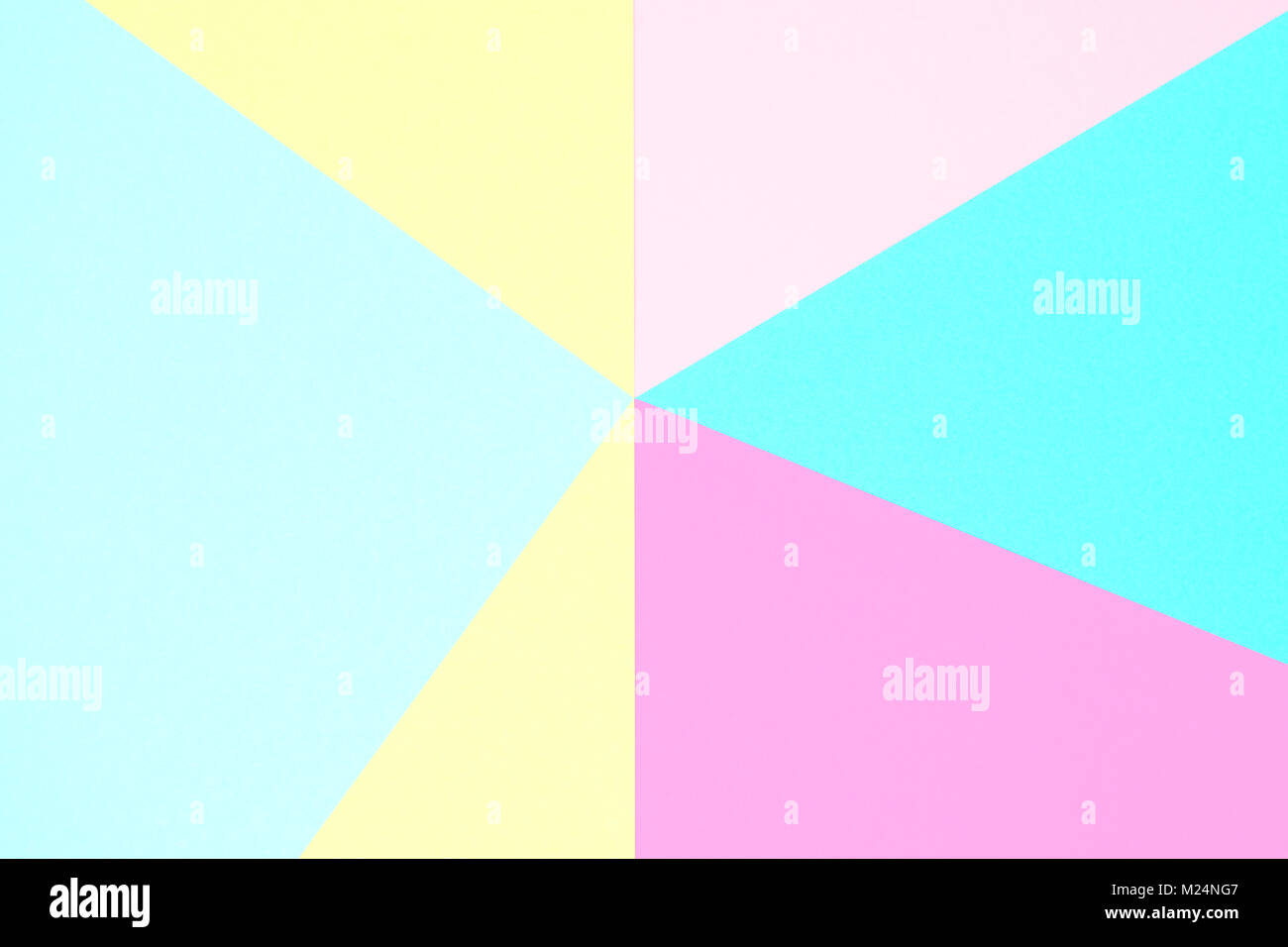 Abstrakte pastellfarbenen Papier Textur Minimalismus Hintergrund. Minimale geometrische Formen und Linien in Pastellfarben. Stockfoto