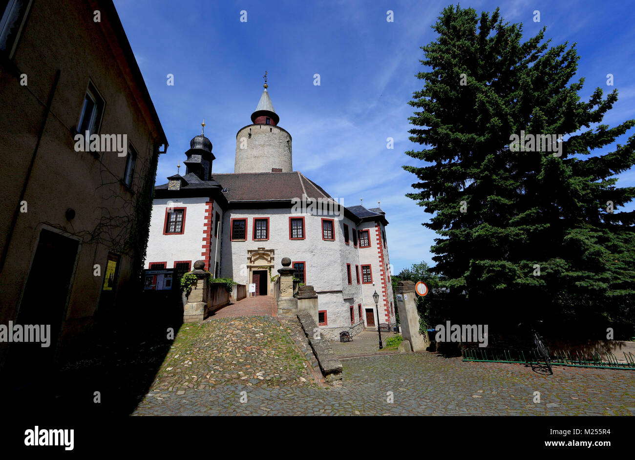 Das Schloss von Posterstein, in der Nähe der Stadt von posterstein im Landkreis Altenburger Land in Thüringen, Deutschland Stockfoto