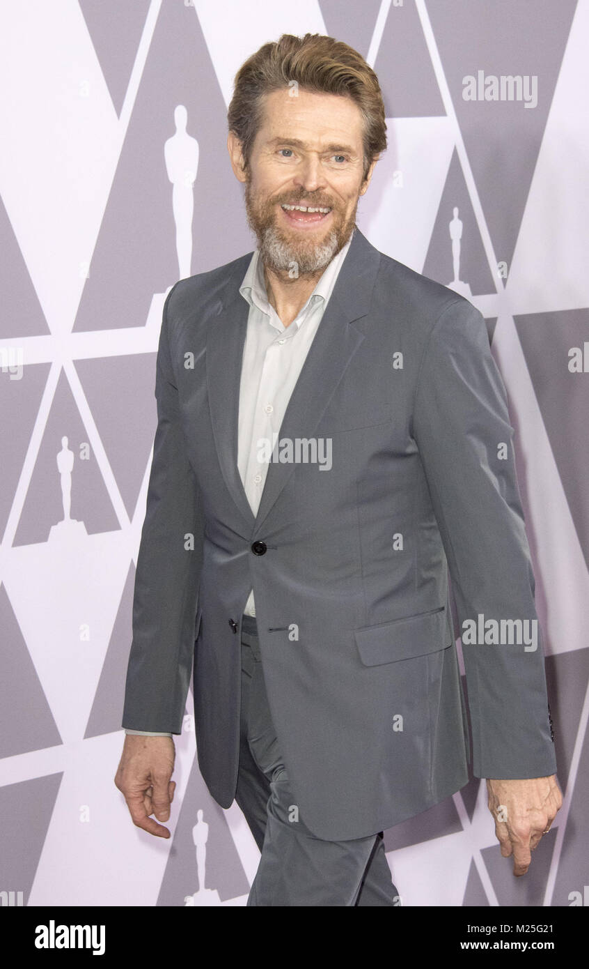 Beverly Hills, Kalifornien, USA. 5. Februar, 2018. Willem Defoe nimmt an der 90th Oscar Nominee Mittagessen an der Beverly Hills Hilton in Beverly Hills am Montag, den 5. Februar 2018. Quelle: David Bro/ZUMA Draht/Alamy leben Nachrichten Stockfoto