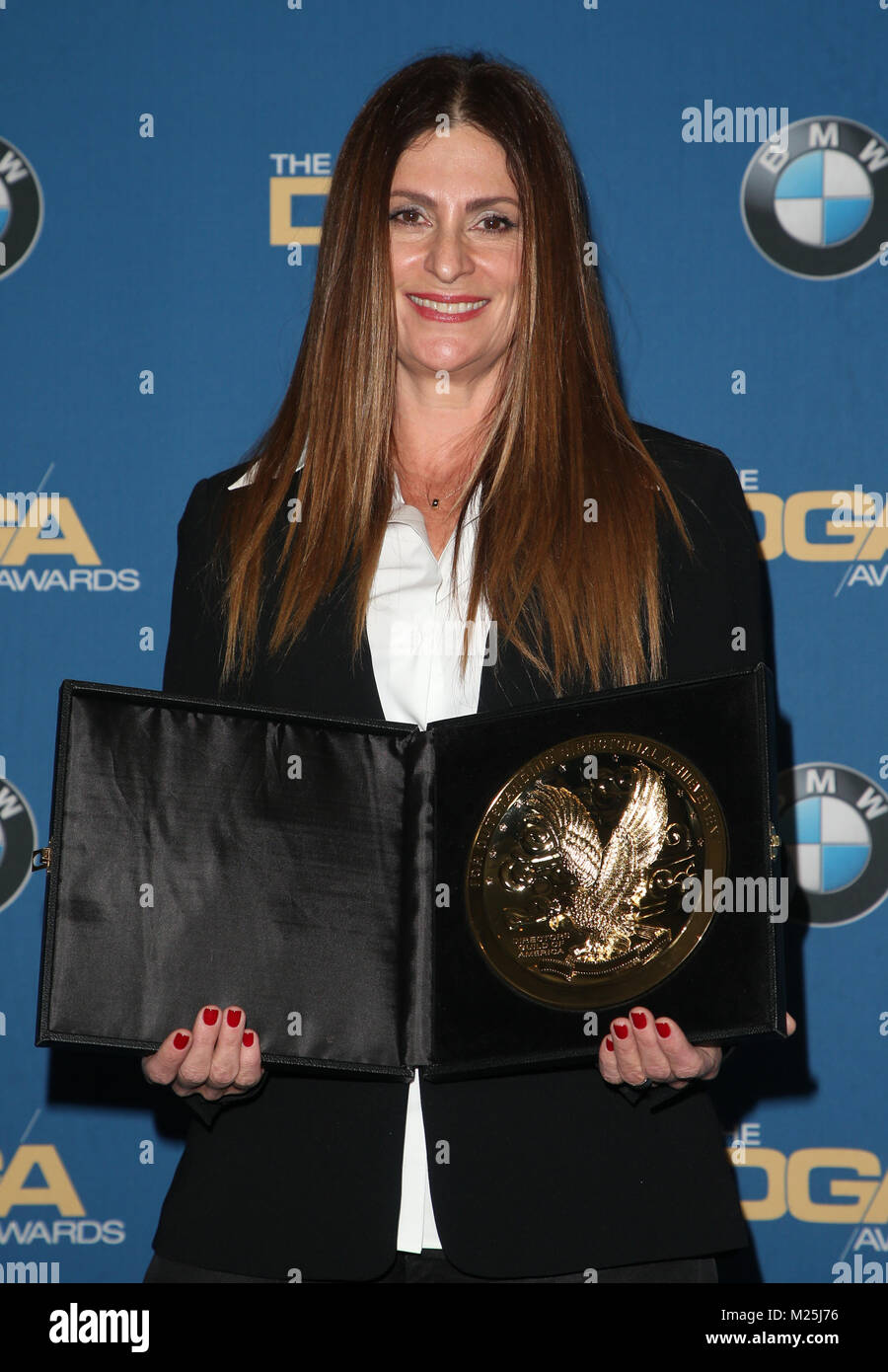 Beverly Hills, Kalifornien, USA. 3 Feb, 2018. 03. Februar 2018 - Beverly Hills, Kalifornien - Niki Caro. 70. jährlichen Directors Guild of America Awards im Beverly Hilton statt. Photo Credit: F. Sadou/AdMedia Credit: F. Sadou/AdMedia/ZUMA Draht/Alamy leben Nachrichten Stockfoto