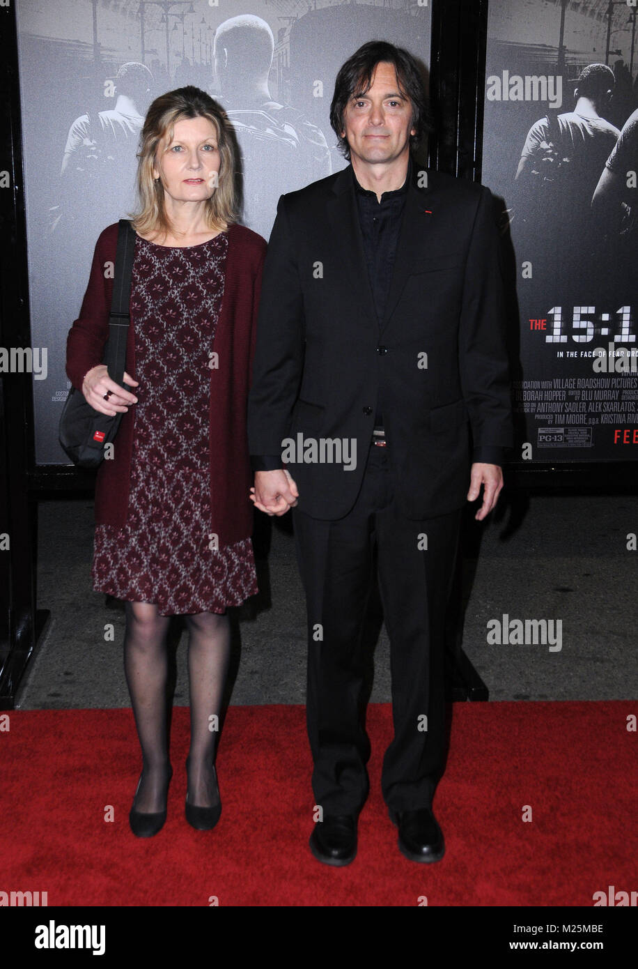 Burbank, CA, USA. 5. Februar, 2018. 05. Februar 2018 - Burbank, Kalifornien - Mark Moogalian. '' Das 15:17 nach Paris'' Los Angeles Premiere bei Warner Bros Studios, SJR Theater statt. Photo Credit: Birdie Thompson/AdMedia Credit: Birdie Thompson/AdMedia/ZUMA Draht/Alamy leben Nachrichten Stockfoto