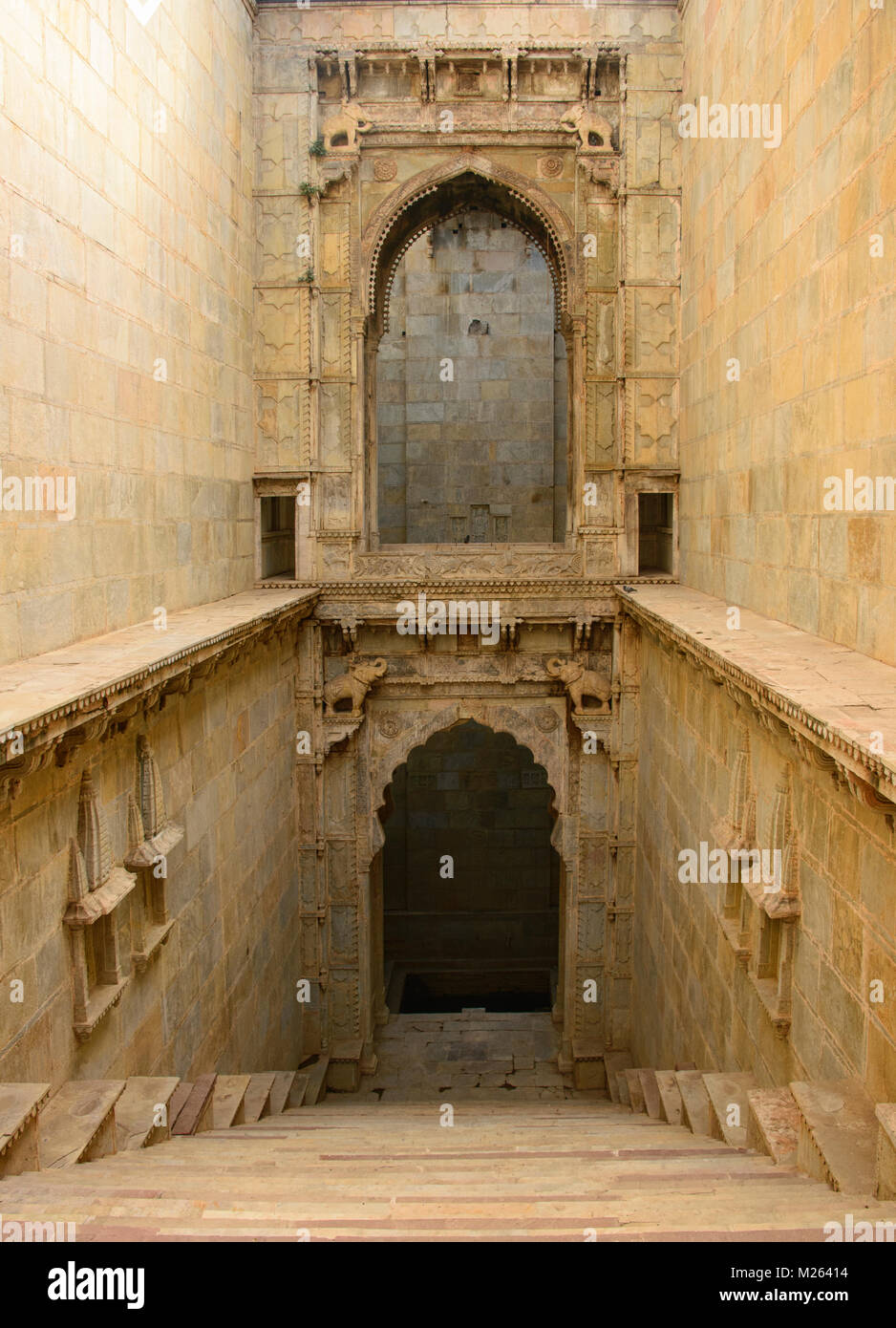 Die Raniji Ki Baori Queen's Stepwell, Bundi, Rajasthan, Indien Stockfoto