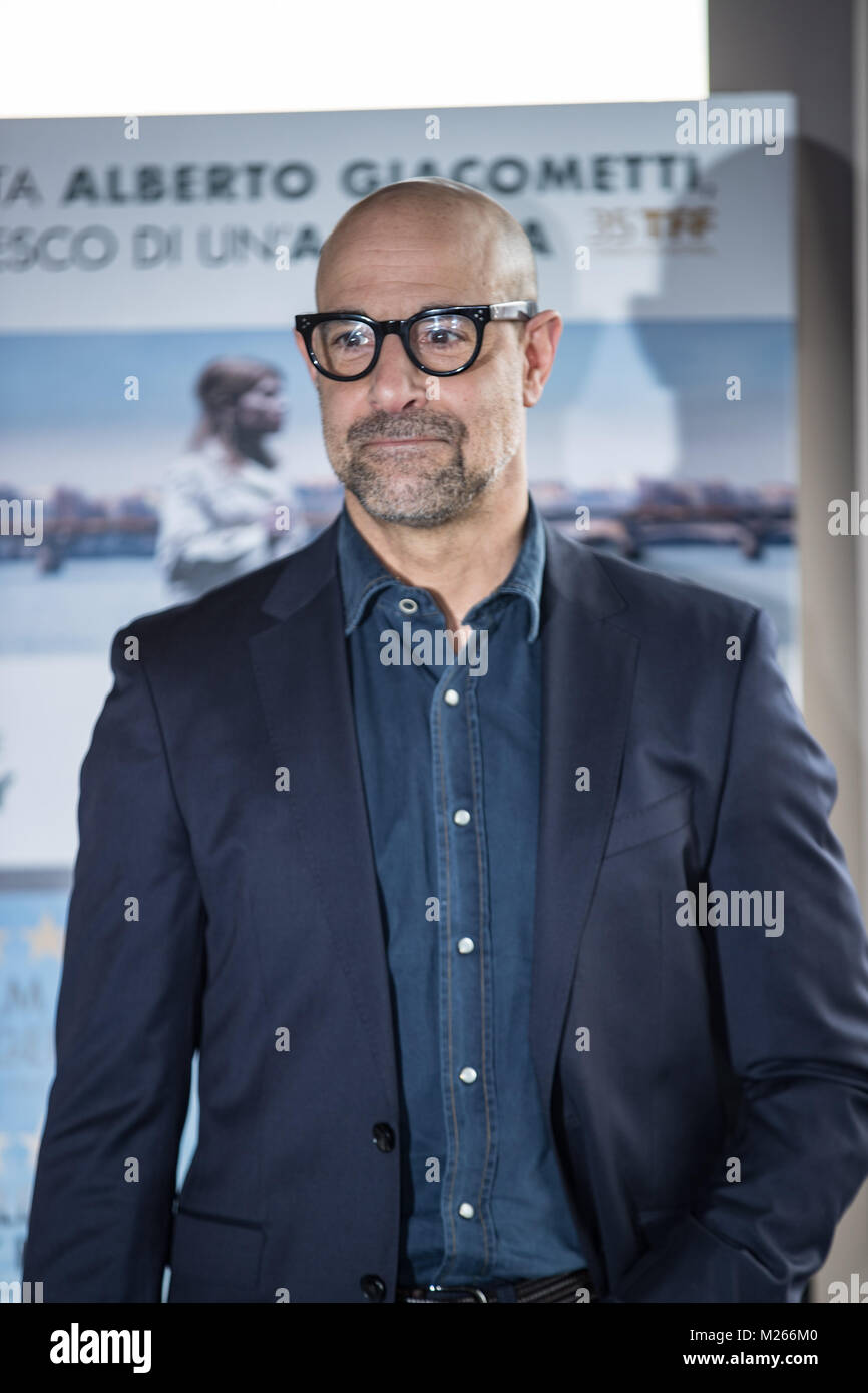 Rom, 03.05.2018, Stanley Tucci in Rom für "Endgültige Portrait". Fotoshooting im Hotel Eden Stockfoto