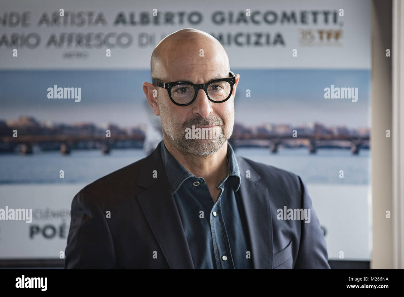 Rom, 03.05.2018, Stanley Tucci in Rom für "Endgültige Portrait". Fotoshooting im Hotel Eden Stockfoto