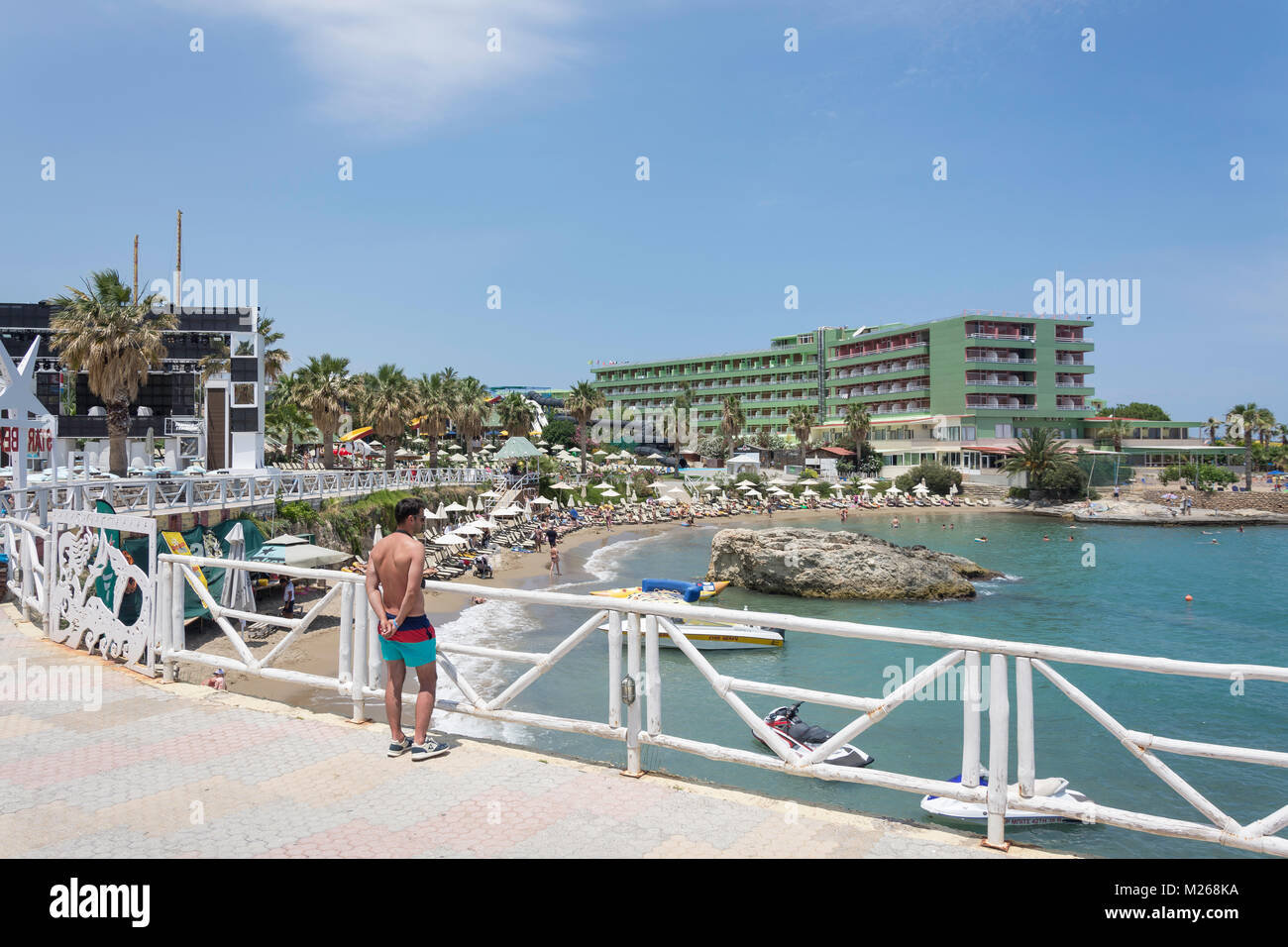 Main Beach im Star Beach Village & Water Park, Hersonissos, Heraklion, Kreta (Kriti), Griechenland Stockfoto