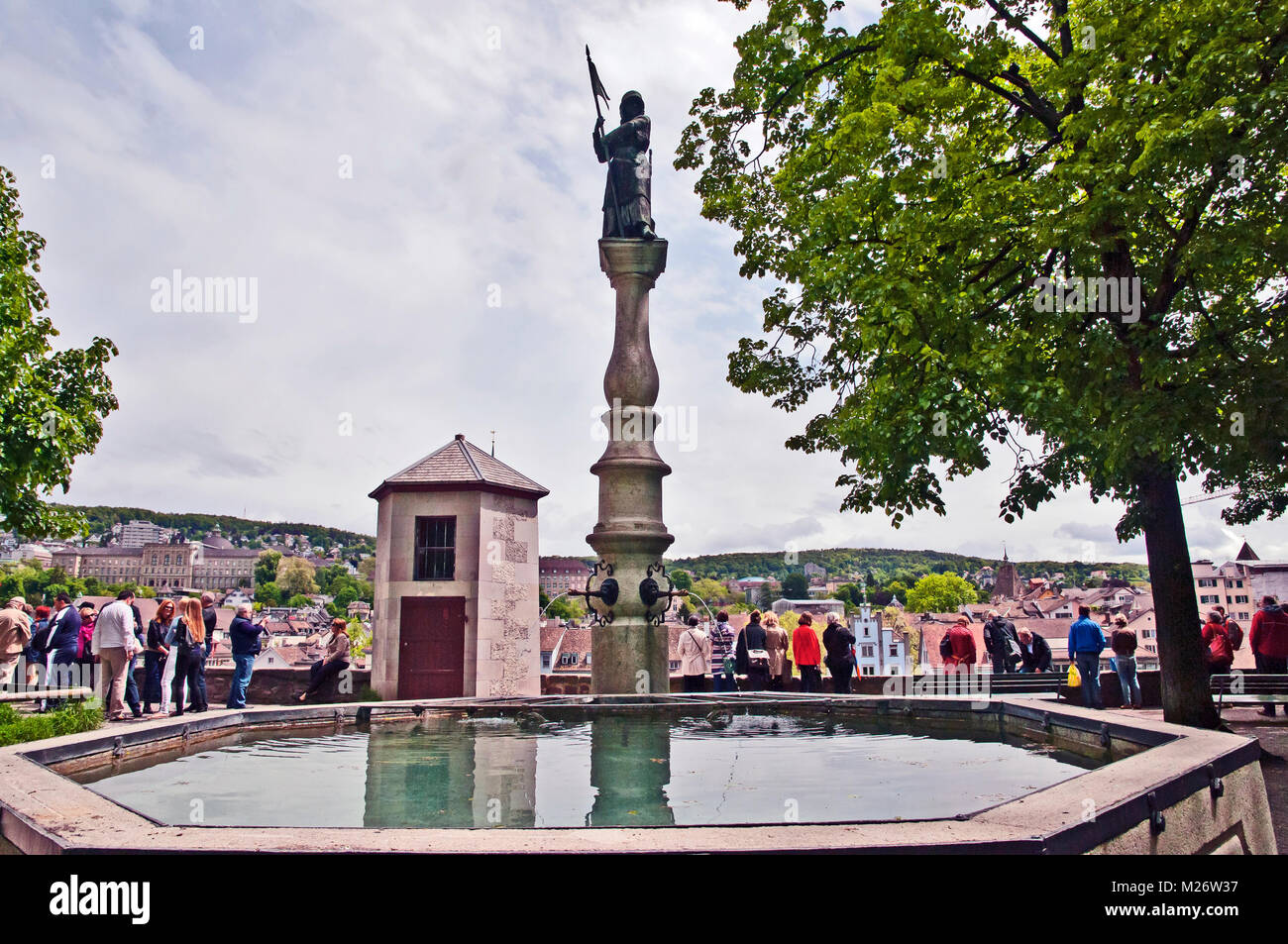 Alte Brunnen, Zürich, Schweiz; Europa Stockfotografie Alamy