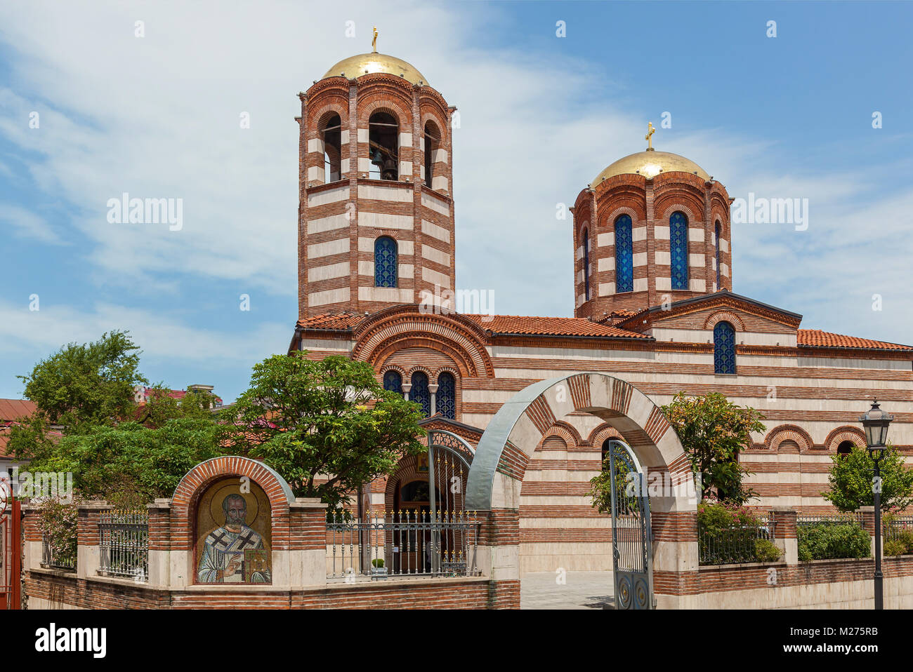 Kirche von St. Nikolaus in Batumi Stockfoto