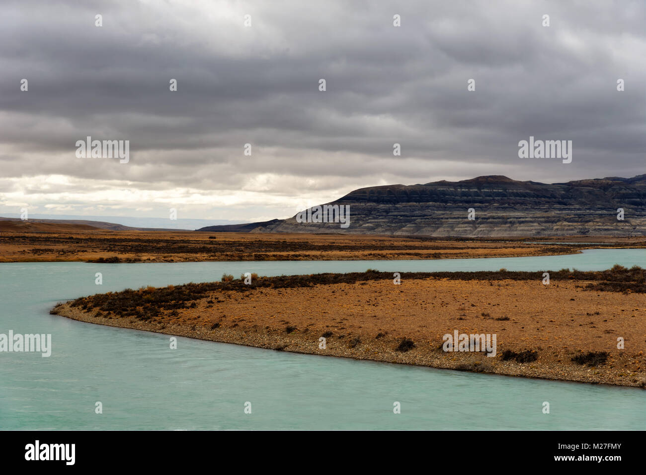 Argentinien Lago Argentino im Jahr 2015 getroffen Stockfoto