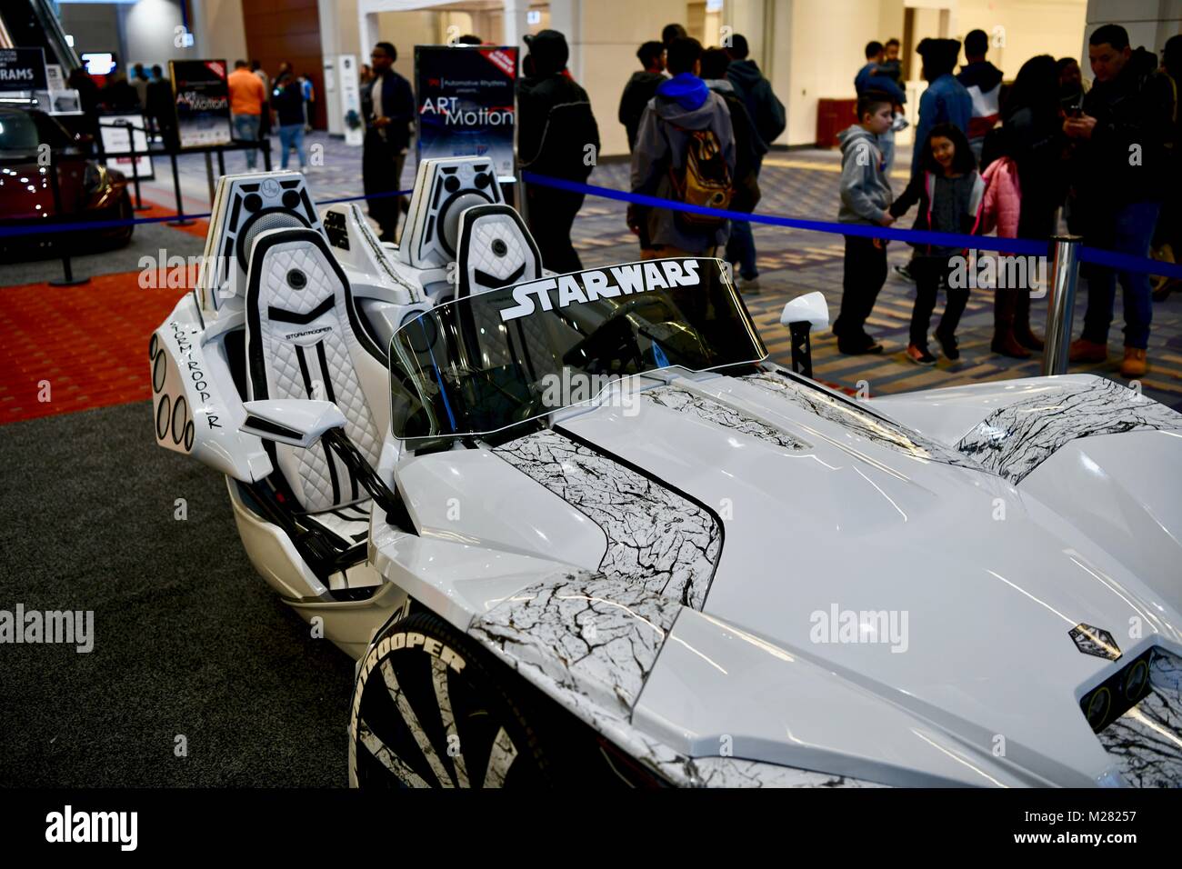 Star Wars Polaris slingshot 2018 Washington Auto Show, Washington DC, USA angepasst Stockfoto