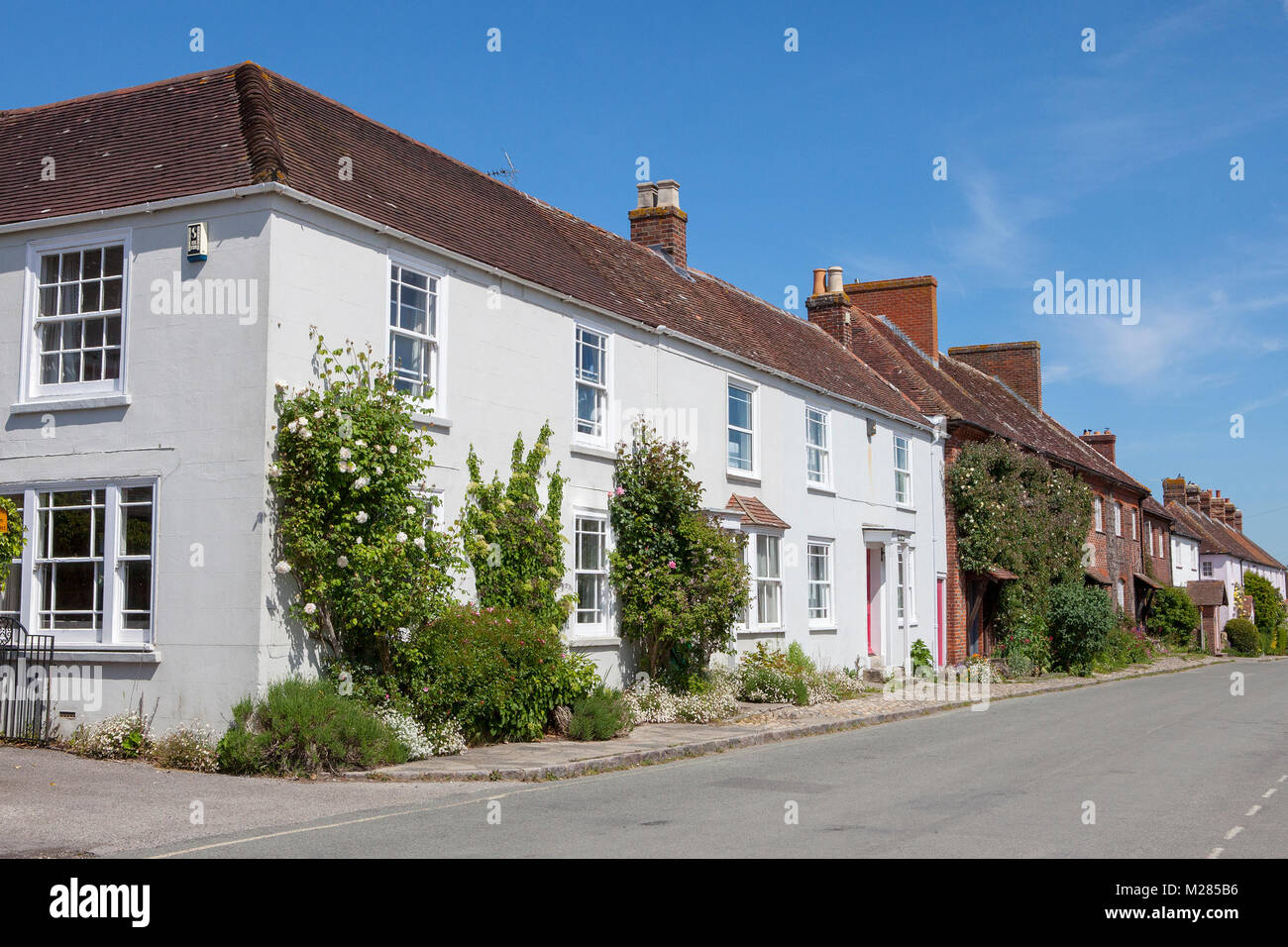 Die Street, West Itchenor Village, West Sussex Stockfoto