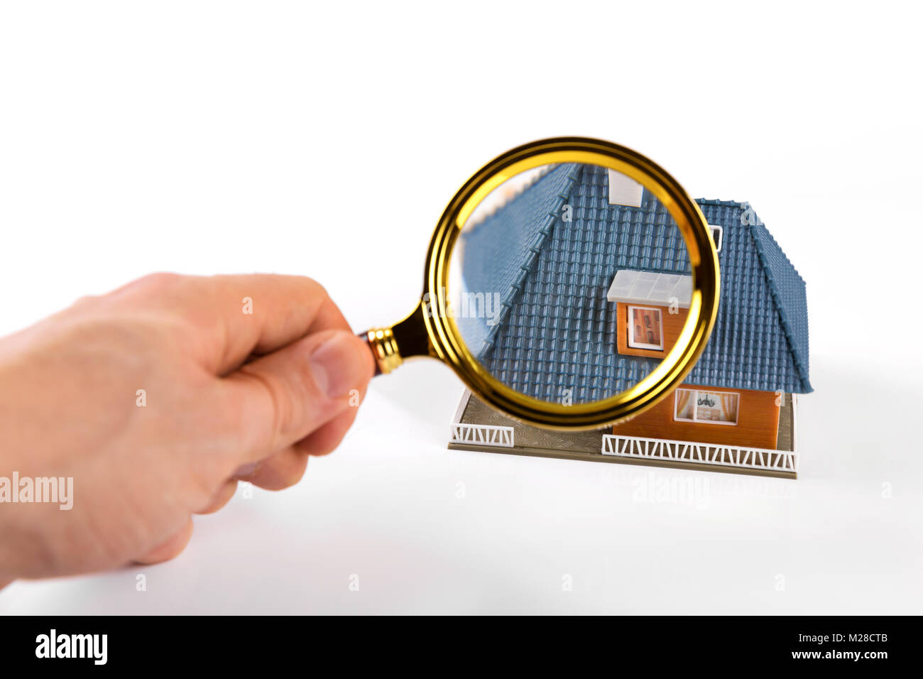 Immobilien Inspektion und Bewertung Konzept Stockfoto