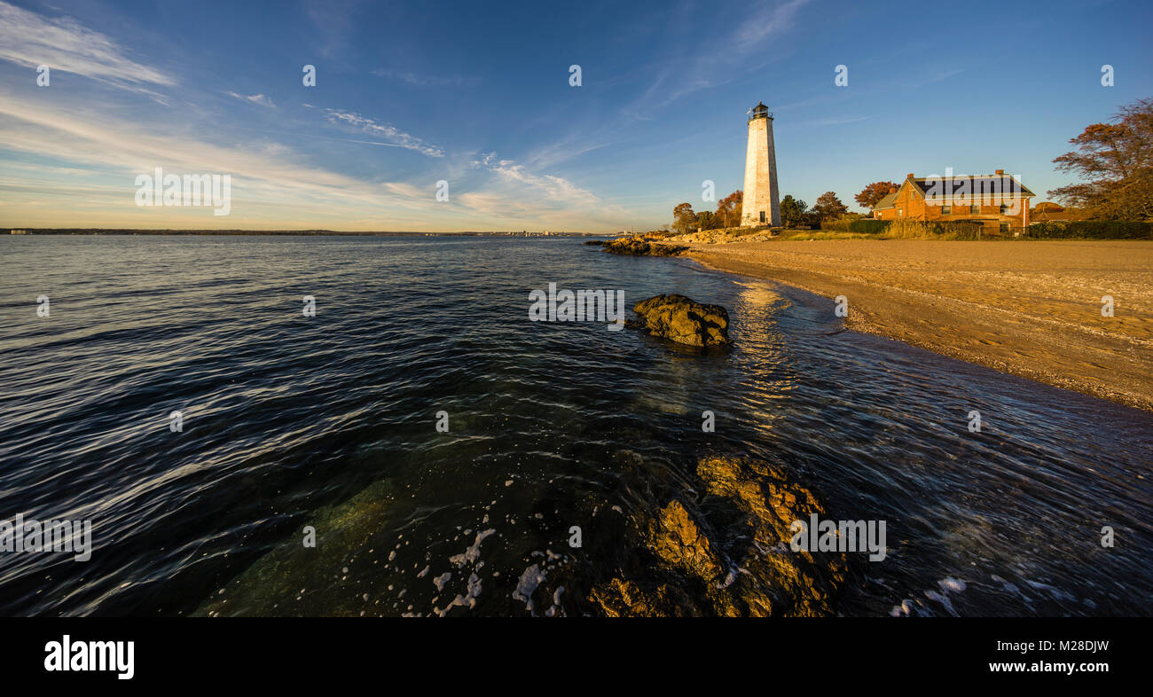 Lighthouse Point Park New Haven, Connecticut, USA Stockfoto