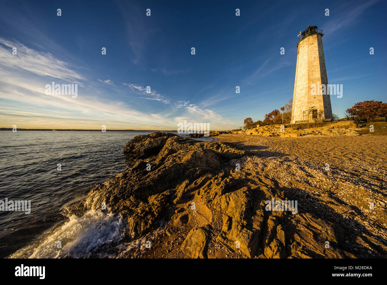 Lighthouse Point Park New Haven, Connecticut, USA Stockfoto