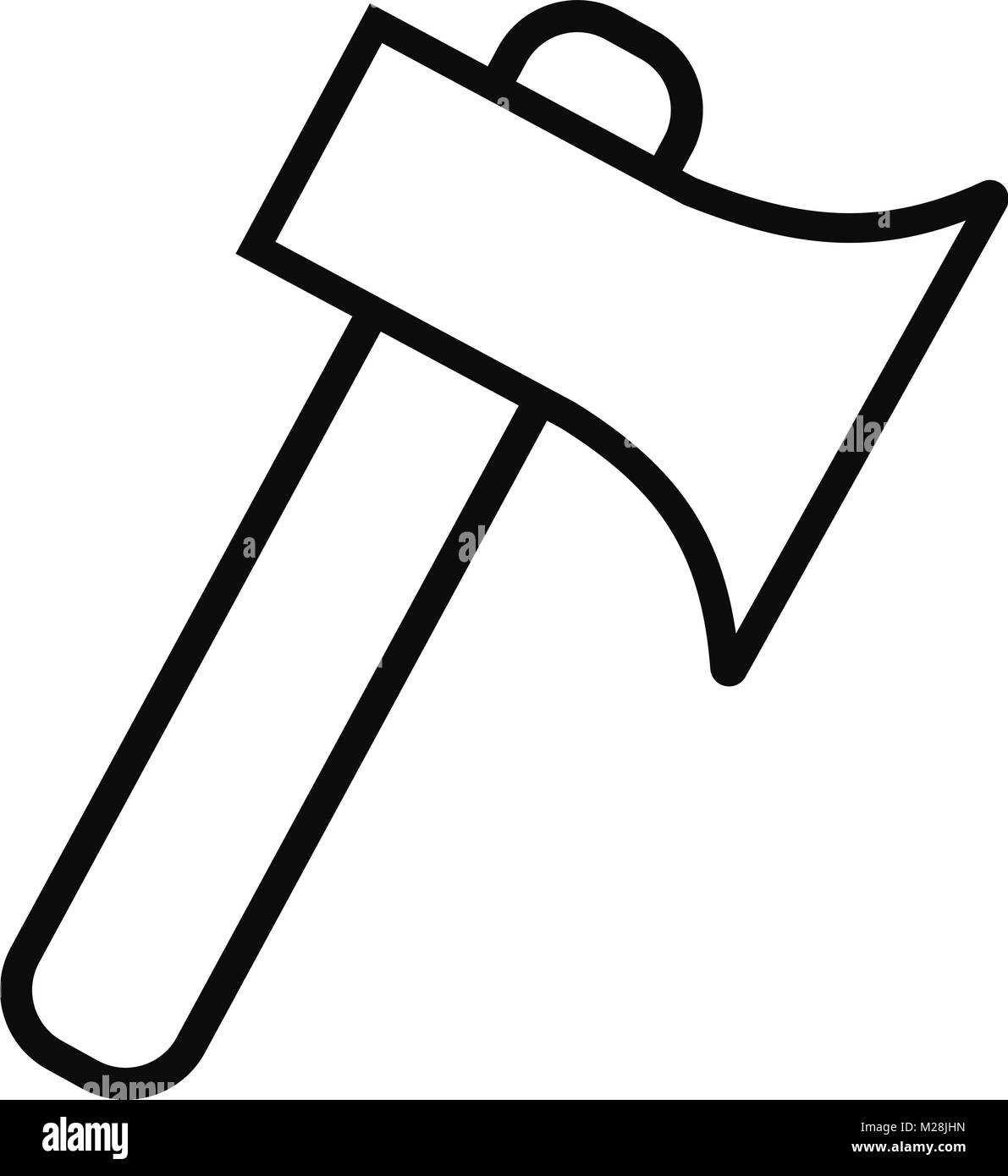 Lineare ax Symbol lineare Stil Stock Vektor