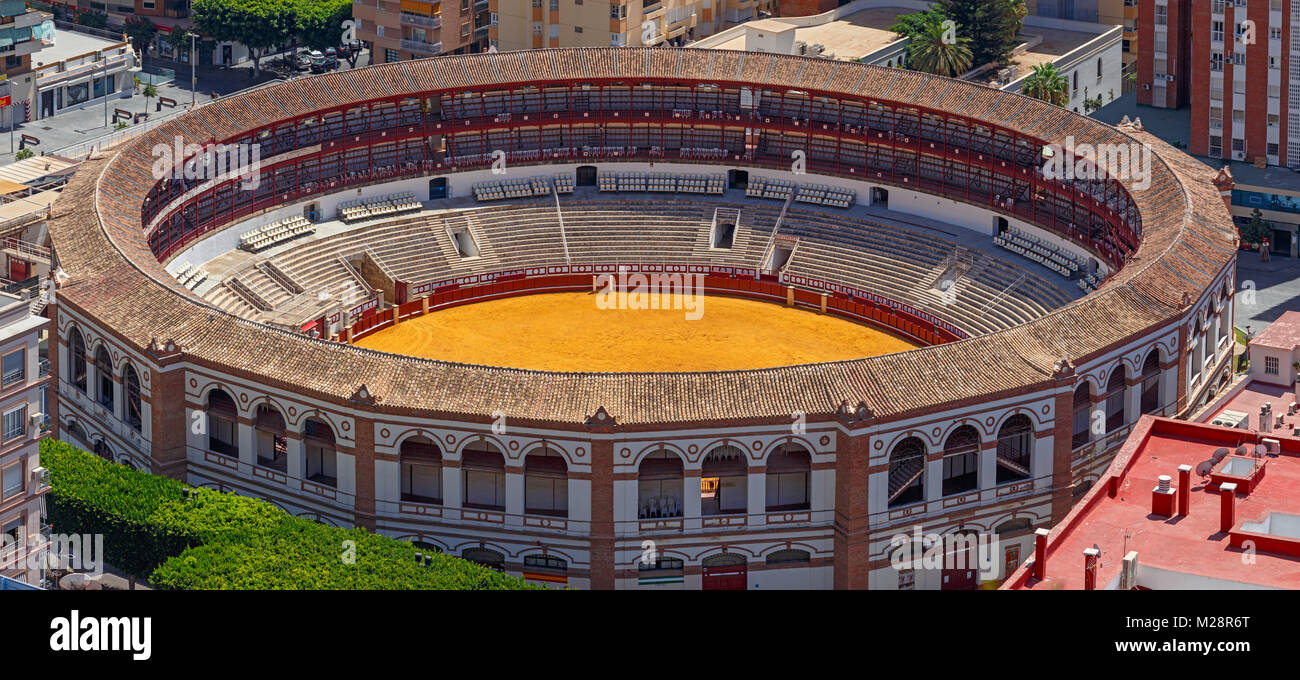Stierkampfarena oder Corrida in Spanien Stockfoto
