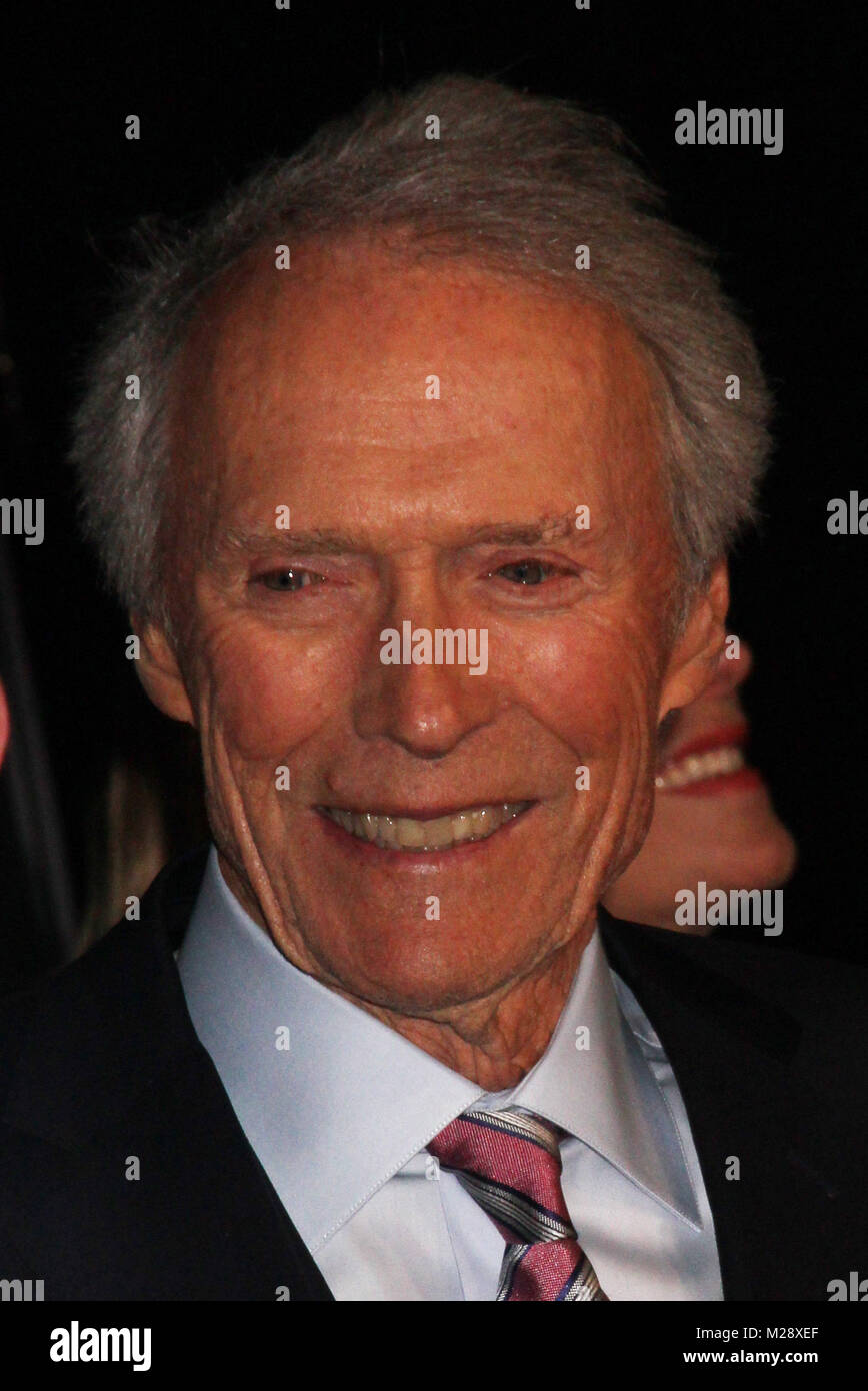 Burbank, Kalifornien, USA. 5. Februar, 2018. Clint Eastwood 02/05/2018 Die Weltpremiere von "Die 15:17 bis Paris' an Der sjr Theater bei Warner Bros Studios in Burbank, CA Foto von Izumi Hasegawa/HollywoodNewsWire.co Stockfoto