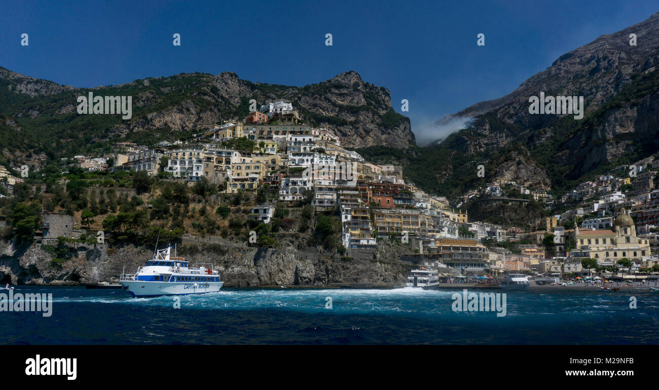 Positano, Amalfi Küste, Italien Stockfoto