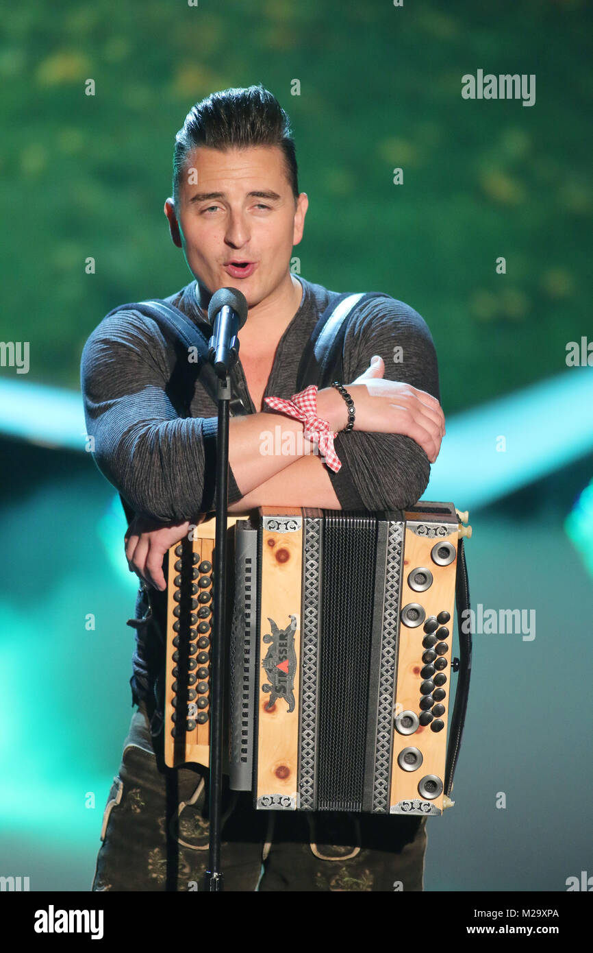 Andreas Gabalier, Willkommen bei Carmen Nebel, Magdeburg, 16.05.2015 Stockfoto