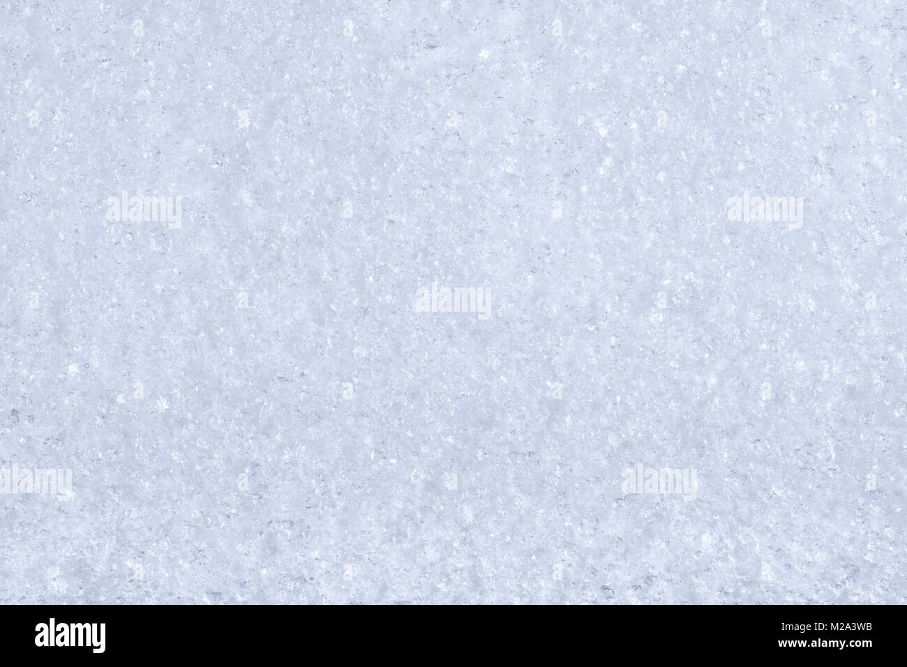 Weißer Schnee extreme Close up. Große makro Textur und Hintergrund Stockfoto