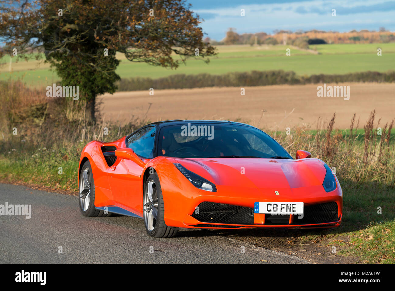 Ein Ferrari 488 Gtb 39 Liter V8 151 Kw3 Sec