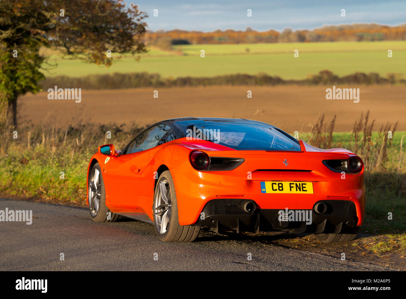 Ein Ferrari 488 Gtb 39 Liter V8 151 Kw3 Sec
