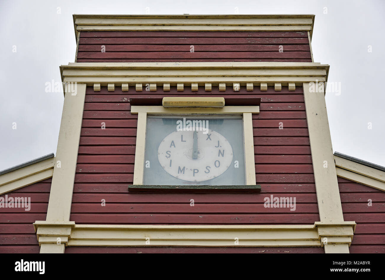 Die historische Shire Hall in Surat in Queensland, Australien Stockfoto